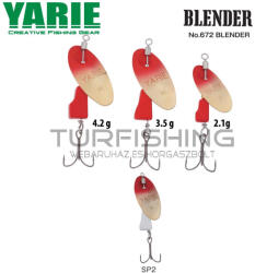 Yarie Jespa KÖRFORGÓ YARIE 672 BLENDER 4.2gr SP2 Red/White (Y67242SP2) - turfishing