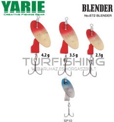 Yarie Jespa KÖRFORGÓ YARIE 672 BLENDER 2.1gr SP10 Blue Silver (Y67221SP10) - turfishing