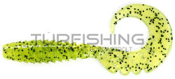 Fishup Fishup_fancy Grub 2" (10pcs. ), #055 - Chartreuse/black (fhl15116)