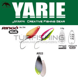Yarie Jespa YARIE 704 RINGO MIDI 1.8gr AD22 Saber Silver (Y70418AD22) - turfishing