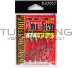 Decoy JIG FEJ OFFSET DECOY VJ-71 NAIL BOMB #1/0 1.8gr (806678) - turfishing