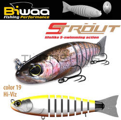 Biwaa SWIMBAIT STROUT 5.5" 14cm 29gr 19 Hi-Viz (B000631) - turfishing