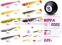 Delphin BOMB Rippa csali szett 2022 színek 8cm / 225db 8cm (101002966) - turfishing