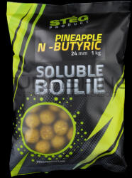 STÉG Stég Product Soluble Boilie 24mm Pineapple-N-Butyric 1kg (SP112479)