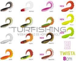 Delphin Gumihal Delphin TWISTA UVs / 5db 8cm/MudGOLD (101003847)