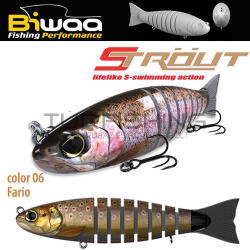 Biwaa SWIMBAIT STROUT 5.5" 14cm 29gr 06 Fario (B000284) - turfishing