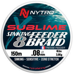 Nytro Sublime X8 Sinking Feeder Braid 0, 12 (y0600003) - turfishing