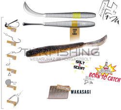 Herakles LEFTAIL WORM 3.4" 8.6cm FLOATING Wakasagi (ARHKLWS25F) - turfishing