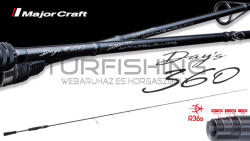 Major Craft MAJOR CRAFT DAY'S 360 D360S-64ML FAST 1.95m 1/8-3/8oz 3.5-10.5gr (D360S-64ML)