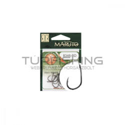 Maruto Horog 8346bd Carp Hooks Barbed Forged T. D. E. 10° Hc Black Nickel 4 (43203004)