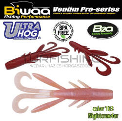 Biwaa ULTRA HOG 4" 10cm 103 Nightcrawler (B001121) - turfishing