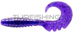 Fishup Fishup_fancy Grub 2" (10pcs. ), #060 - Dark Violet/peacock & Silver (fhl15132)