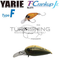 Yarie Jespa YARIE T-CRANKUP JR 675 TYPE F 2.8mm 1.8gr C28 Ca Uny (Y67518C28) - turfishing