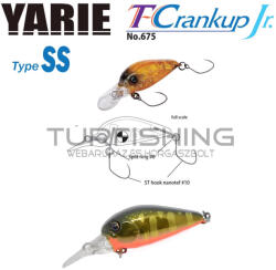 Yarie Jespa YARIE 675 T-CRANKUP JR TYPE SS 2.8mm 2.1gr C33 Kurokin Yamame MG (Y67521C33) - turfishing