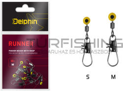 Delphin Feeder futó és forgó kapoccsal Delphin RUNNER / 10db M (101000450) - turfishing