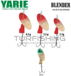 Yarie Jespa KÖRFORGÓ YARIE 672 BLENDER 4.2gr SP3 Green/Gold (Y67242SP3) - turfishing