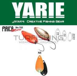 Yarie Jespa YARIE 702 PIRICA MORE 2.2gr N8 AG Carrot/Black (Y70222N8) - turfishing
