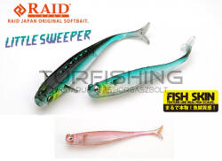 Raid Japan RAID LITTLE SWEEPER FISH SKIN 3" 7.6cm 080 Clear Wakasagi (RAID14144) - turfishing