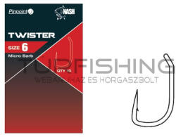 Nash TWISTER horog 6-os méret (T6111)