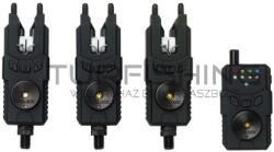 Prologic CUSTOM SMX MKII BITE ALARM SET 3+1 RED/GREEN/YELLOW kapásjelző szett (svs64135)