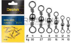 Delphin Barrel Swivel A-02/10db BN/4 (969A02004)