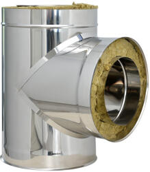 Rogher Ramificatie T, 90 gr, inox izolat, diam int 200 , ext 300 mm (SK1021)