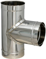 Rogher Ramificatie T, 90 gr, inox neizolat, diam 200 mm (SK1075)