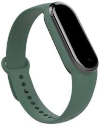 GIGAPACK GP-97880 Xiaomi Mi Band 6 NFC / Mi Band 7 / Mi Band 6 sötétzöld szilikon óraszíj (GP-97880)