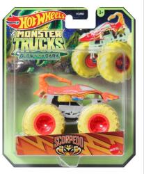 Mattel Hot Wheels: Sötétben világító Monster Trucks - Scorpedo (HVH82)