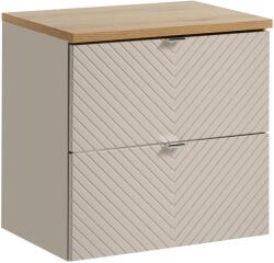 Comad Set dulap Comad Viva Cashmere VIVA CASHMERE 82-60-2S, blat Comad Nova Oak NOVA OAK A 89-60 (SETVICBOAK60CMS)