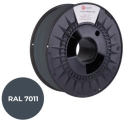 C-TECH PREMIUM LINE PETG 3D nyomtatószál, vasszürke RAL7011 (3DF-P-PETG1.75-7011)