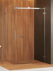 NEW TRENDY Softi X cabină de duș 100x90 cm dreptunghiular crom luciu/sticlă transparentă EXK-5274 (EXK5274)
