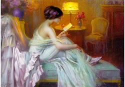 Enjoy 1539 - Reading at Lamp Light - 1000 db-os puzzle