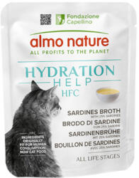 Almo Nature 24x50g Almo Nature HFC Hydration Help Szardínialeves & szardínia nedves macskatáp