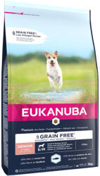 EUKANUBA 3kg Eukanuba Senior Small & Medium Breed Grain Free Tengeri hal száraz kutyatáp