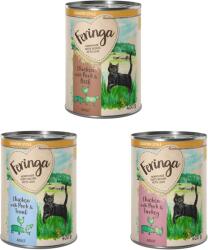 Feringa 24x400g Feringa Country Style Menü nedves macskatáp Mix 1: pulyka, marha, pisztráng