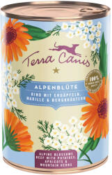 Terra Canis 6x400g Terra Canis Menü Floralis nedves kutyatáp - Alpesi virág: marha