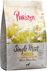 Purizon 1kg Purizon Single Meat Adult csirke, tök & kamillavirág - gabonamentes száraz kutyatáp rendkívüli árengedménnyel