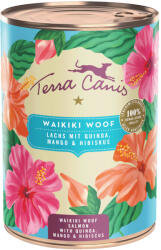 Terra Canis 6x400g Terra Canis Menü Floralis nedves kutyatáp - Waikiki Woof: lazac