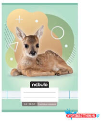  Füzet, A5, 3. osztályos vonalas, 12-32, Állatos minták, 16 db/csomag Nebulo (55822)