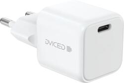 DVICED fali töltő 30W GaN USB-C EU kábellel - Fehér