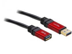 Delock USB 3.0-A Apa / Anya Hosszabbító prémium Kábel, 1 m