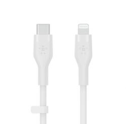 Belkin Flex Lightning Apa - USB-C Apa Adat és Töltőkábel 2m - Fehér