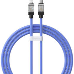 Baseus Coolplay USB-C Apa - Lightning Apa Adat- és Töltőkábel - Kék 1m