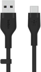 Belkin BoostCharge Flex USB-A Apa - USB-C Apa 2.0 Adat és Töltőkábel - Fekete 2m