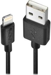 Lindy USB Apa - Lightning Apa Adat- és Töltőkábel 3m - Fekete (31322)