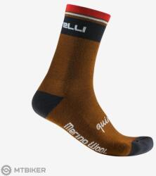 Castelli QUINDICI SOFT MERINO zokni, mokka (SM)