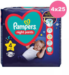 Pampers Night Pants 4 éjszakai pelenka, 9-15kg, 4x25db