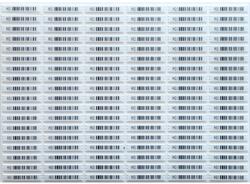Wellpoint Etichete antifurt autocolante AM HQ cu coduri de bare / 1000 buc