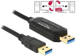 Delock USB 3.0 A Adatkábel 1.5m - Fekete